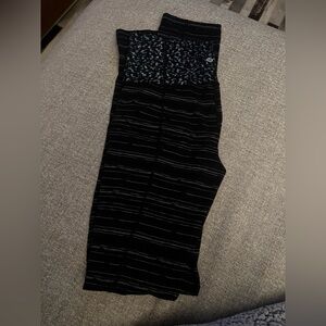 lululemon athletica Black and Gray Leggings